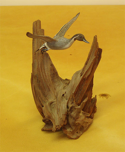 Flying Pintail Mini - Carving by Gus Sjoholm