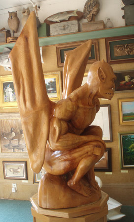 Gargoyle Carving by James O'Neal