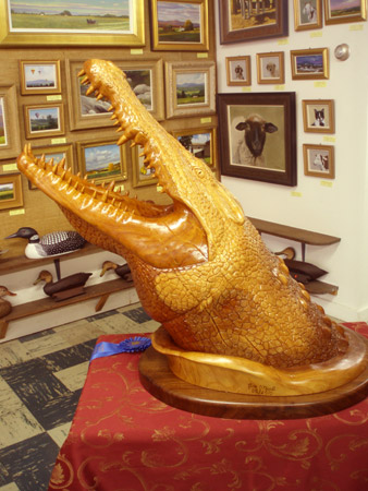 Crocodile Carving by James O'Neal