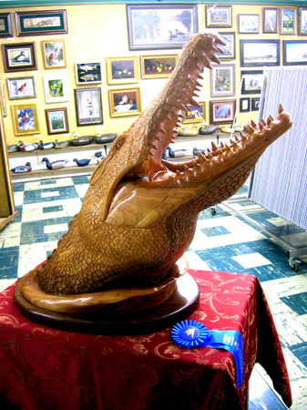 Crocodile Carving by James O'Neal
