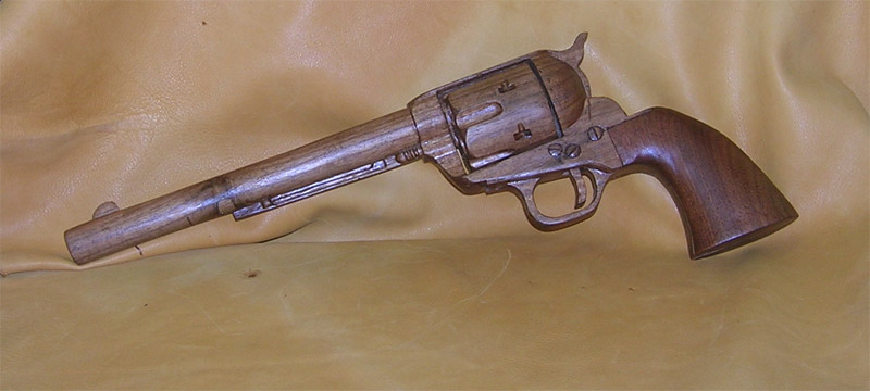 1873 Colt Revolver Carving by James O'Neal