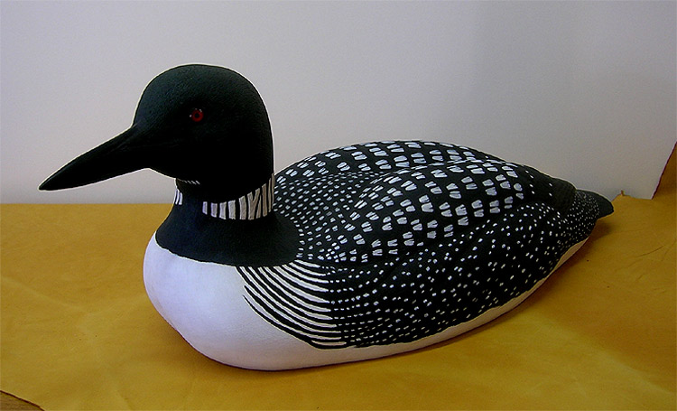 Loon carved by Ken Bassett