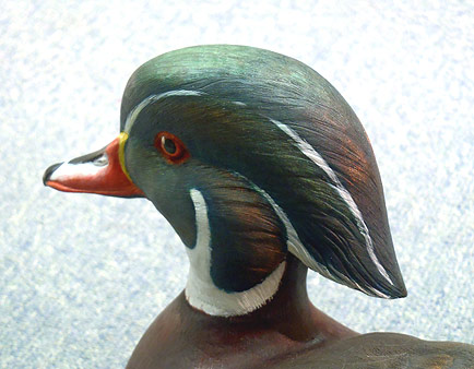 Wood Duck  Decoy carving -  by Ken Scheeler