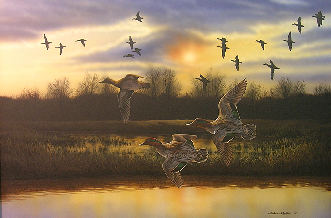 Evening Flight by Richard Clifton