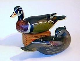 Standard pair of Wood Ducks by Bob White