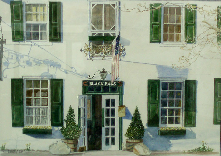 Black Bass Inn - painting by Anthony Butera