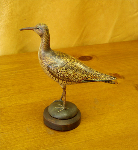 Curlew Mini - carved  by Bill Gibian