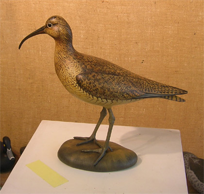 Curlew - with legs by Bill Gibian