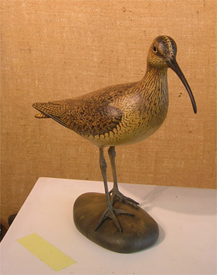 Curlew - with legs by Bill Gibian