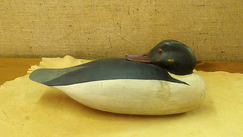 Common Merganser Drake - from The Collection  -  carved by Bob White