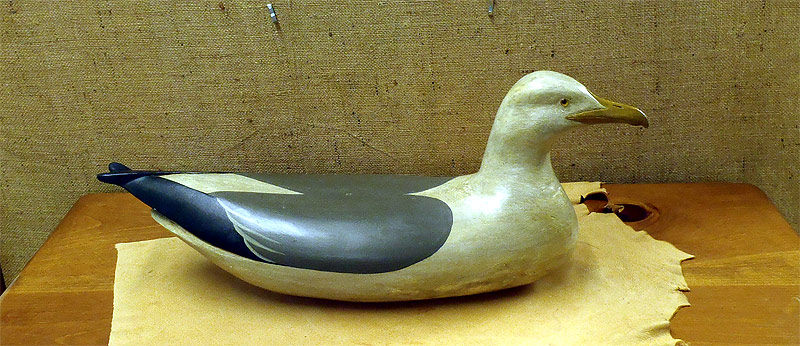 Large Black Backed Gull - from The Collection  -  carved by Bob White