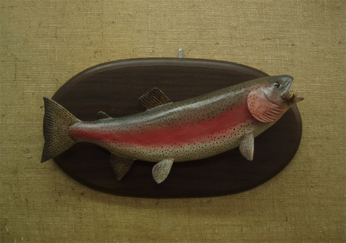 Rainbow Troutl carved by Bob White