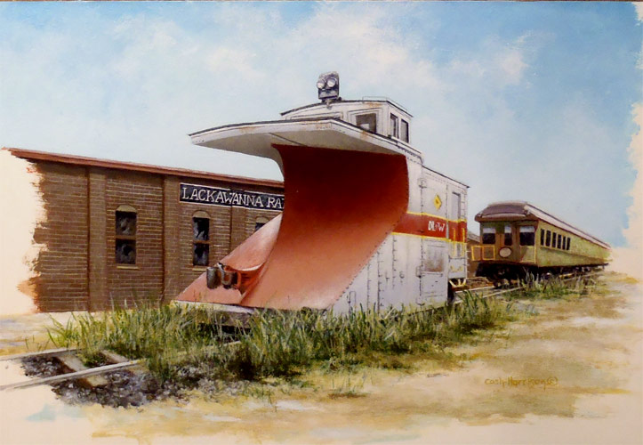 Lackawanna Snow Plow - by Carol Cosh Harrison