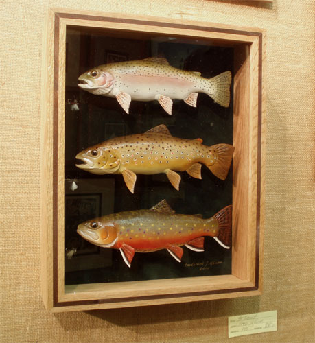 Three Trout  -  by Fred Kinne