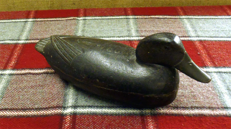 Black Duck - carved by Jack English - from The Collection