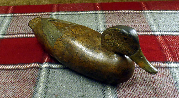 Black Duck - carved by Jack English - from The Collection