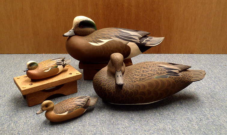 Lifesize Gunning Decoys and  Minis  - carved by                        John "Jack" Wood