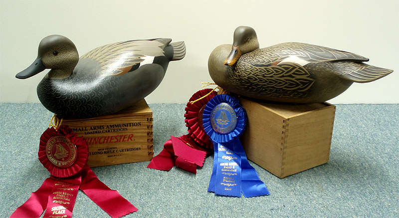 A Pair of Gadwals - Best of Show
                        - by John "Jack" Wood
