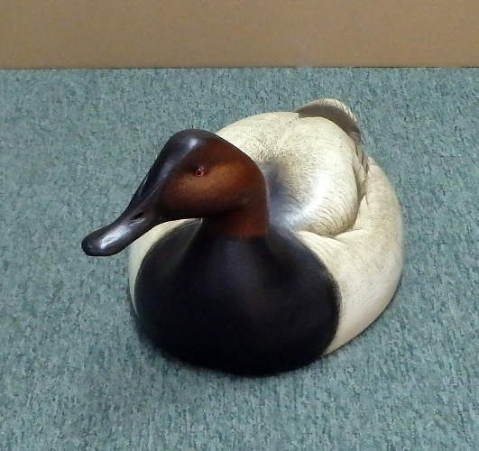 Canvasback Drake No.1 - carved by Jim Schmiedlin