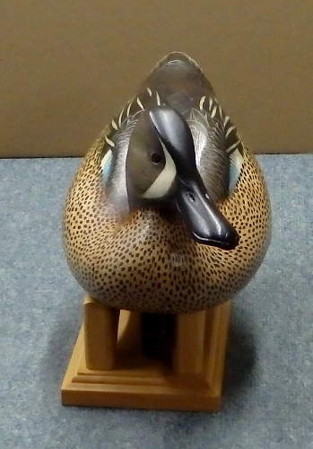 Drake  Blue Wing Teal - carved by Jim Schmiedlin