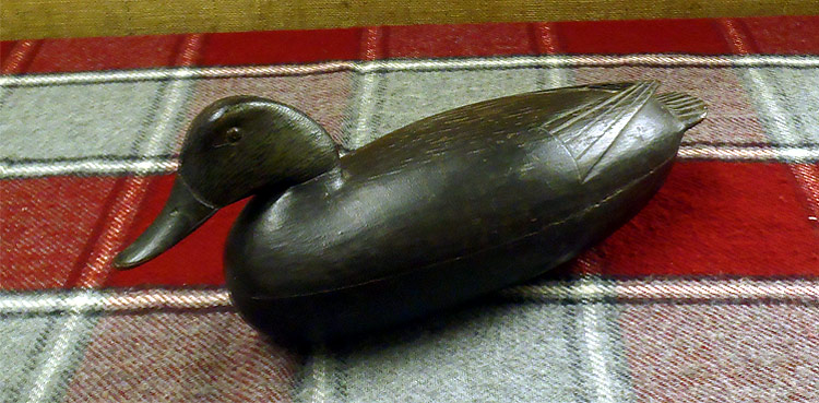 Black Duck - carved by John English - from The Collection