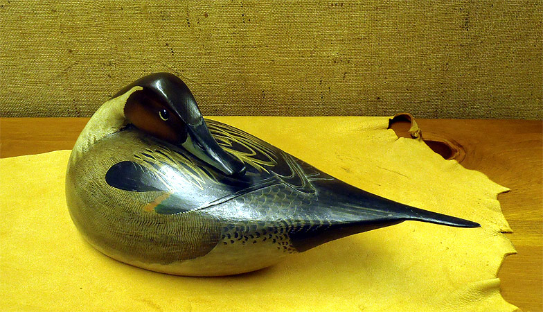 Drake Pintail - carved by Josh Brewer - from The Collection