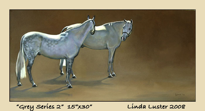 Grey Series Horse by Linda Luster