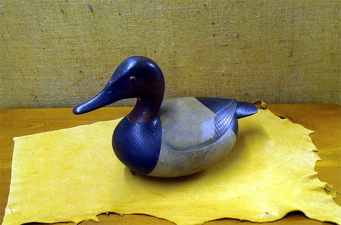 Canvasback Drake - carved by Mark McNair - from The Collection