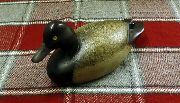 Bluebill - carved by John McLoughlin - from The Collection