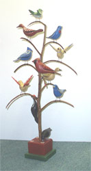 Bird Tree Carving by Manfred Scheel