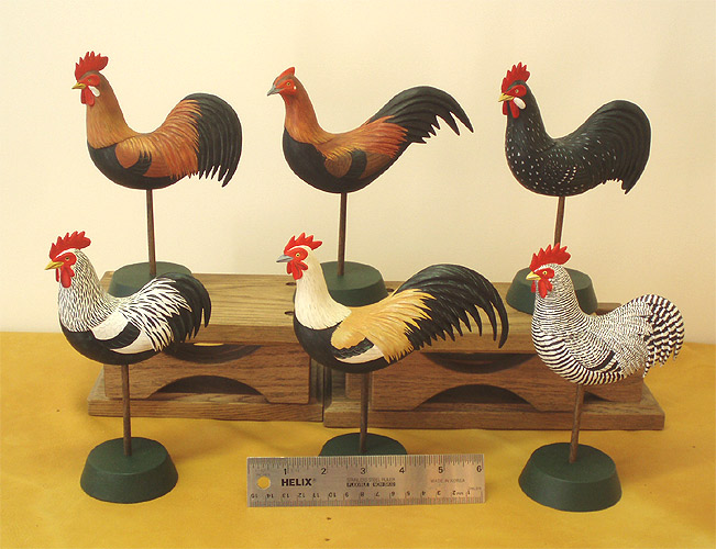 Chickens by Manfred Scheel