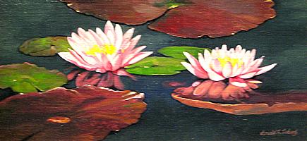 WATER LILLIES by Gerald Lubeck ~ 070826_052